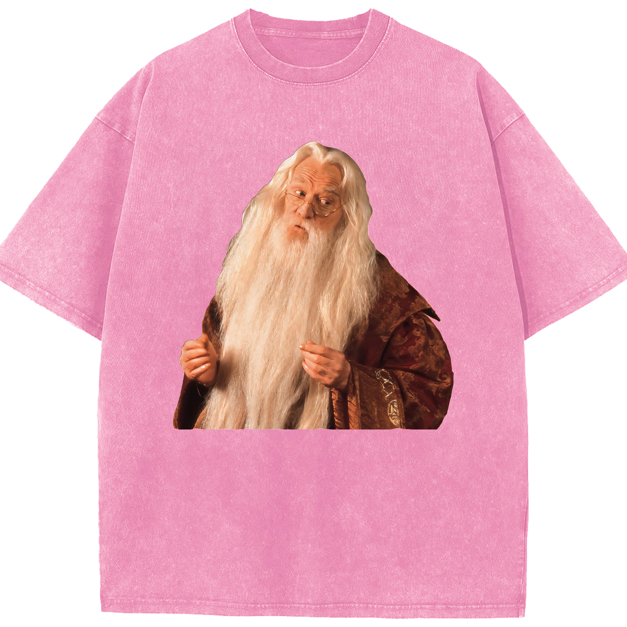 （画像用） Harry Potter ハリー・ポッターシリーズ 綿100% ヴィンテージ風 半袖Tシャツ（フロントプリント）